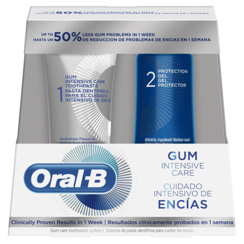 8001841030753 OralB Gum Intensive Care Σύστημα Στοματικής Υγιεινής για υγιή ούλα. 1 οδοντόκρεμα 85ml 1 τζελ προστασίας 63ml Pharmabest 2
