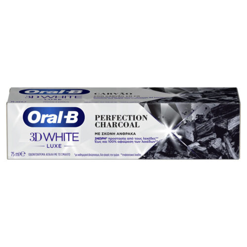 8001841835518 Oral B 3DWhite Luxe Charcoal Οδοντόκρεμα 75ml Pharmabest 2