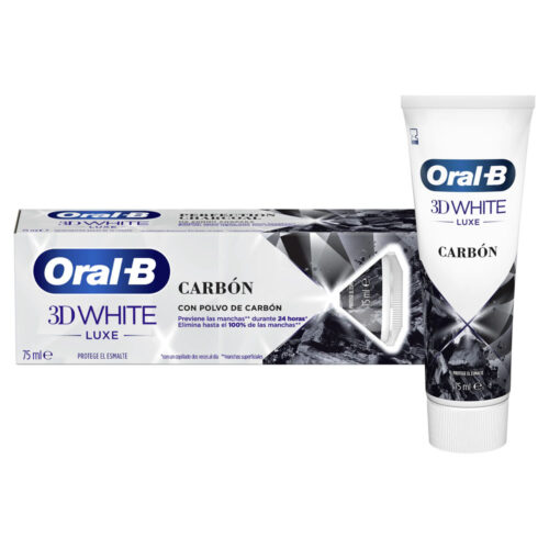8001841835518 Oral B 3DWhite Luxe Charcoal Οδοντόκρεμα 75ml Pharmabest 3