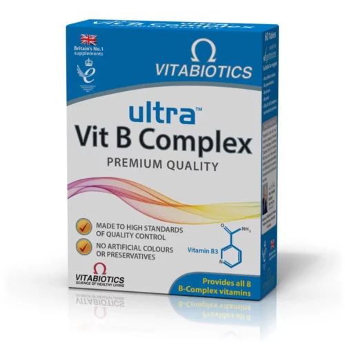 5021265244072 Vitabiotics ULTRA Vit B COMPLEX 60 Tabs 1