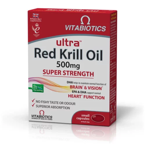 5021265245307 Vitabiotics ULTRA RED KRILL OIL 30 CAPS 1