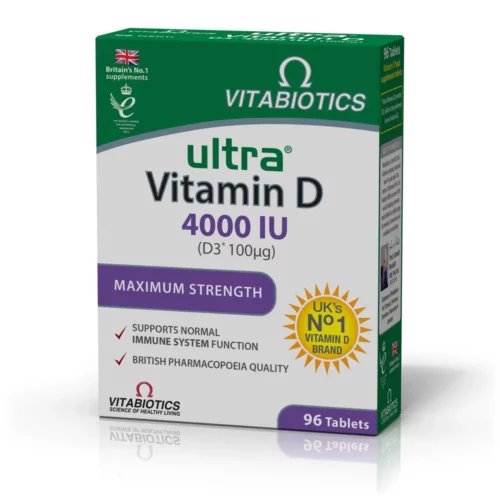 5021265247950 Vitabiotics ULTRA VITAMIN D3 TABLETS 4000 IU 96 Tabs 1