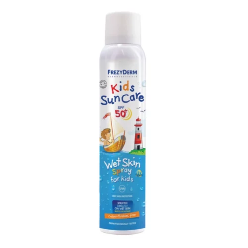5202888221279 FREZYDERM Kids Sun Care SPF 50 Wet Skin Spray Παιδικό Αντηλιακό Σπρέι 200ml 1