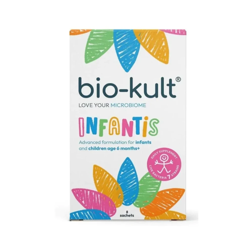 Bio Kult Infantis - Ζωντανά Φιλικά Βακτήρια για Την Εύρυθμη Λειτουργία του Πεπτικού και Ανοσοποιητικού Συστήματος Των Παιδιών 8 Φακελίσκοι (8x1g)