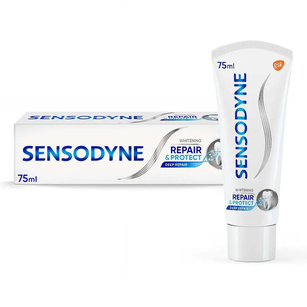 5054563011886 Sensodyne Οδοντόκρεμα Repair Protect Whitening 75ml 1