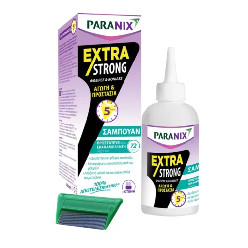 5391520949715 Paranix Extra Strong Treats Protects Shampoo 200ml 1