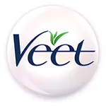 Λογότυπο της Veet για το κείμενο κάθε προϊόντος