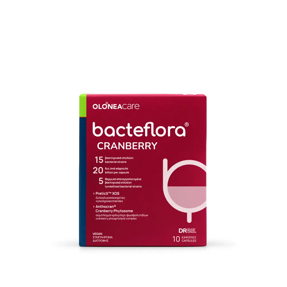 Olonea Bacteflora Cranberry - Προβιοτικά 10Caps