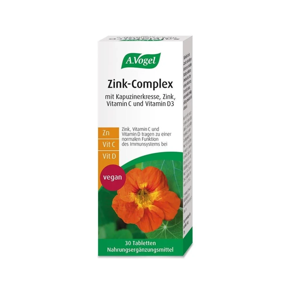 A.Vogel Zinc-Complex - Ψευδάργυρος Με Βιταμίνη C & D3 30Tabs