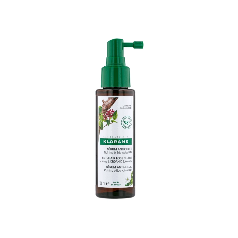 Klorane Serum Μαλλιών Δυναμωτικός Ορός με Κινίνη & Βιολογικό Εντελβάις κατά της Τριχόπτωσης 100ml
