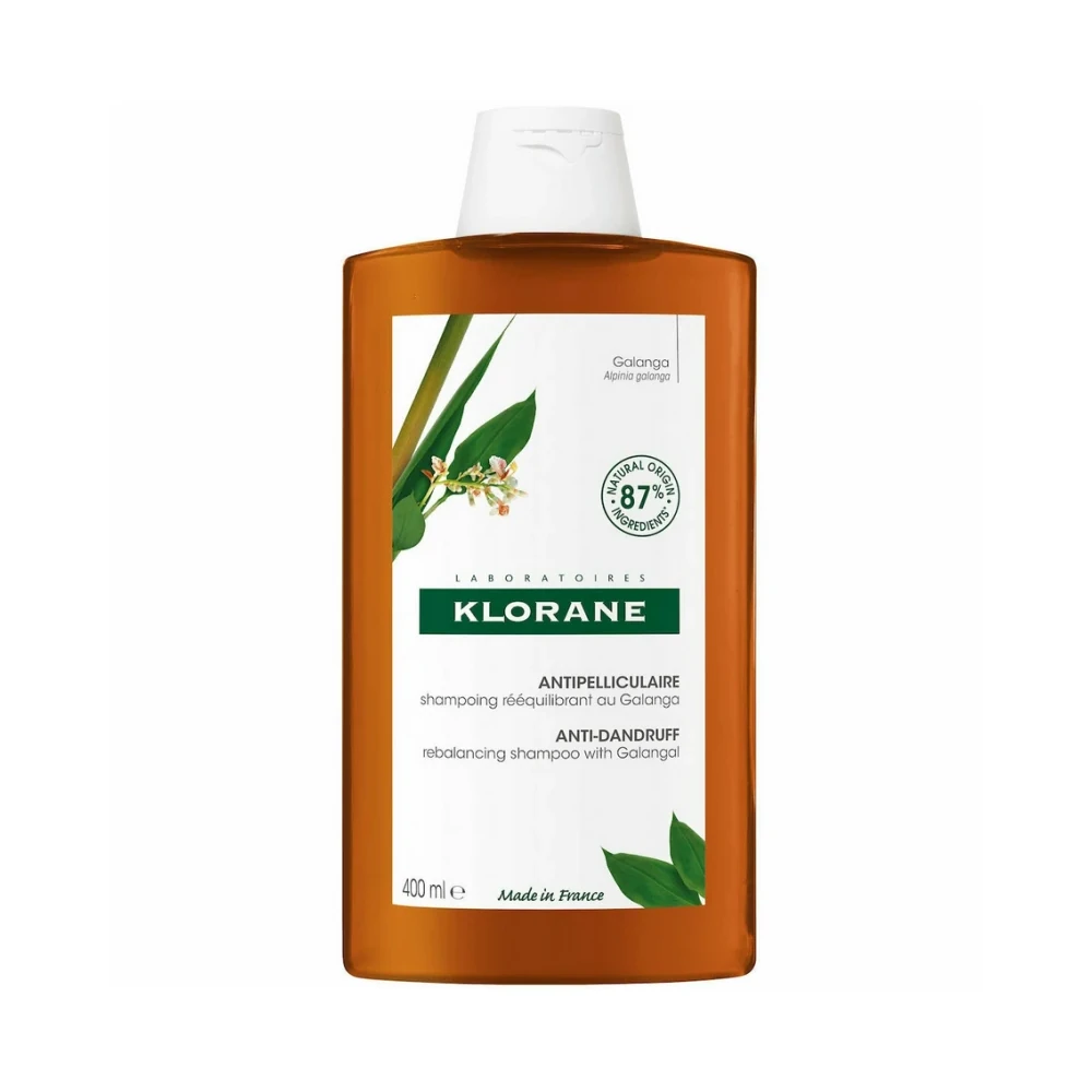 Klorane Shampoo Anti-dandruff - Σαμπουάν με Γκαλάνγκα Για Ξηρή & Λιπαρή Πιτυρίδα 400ml