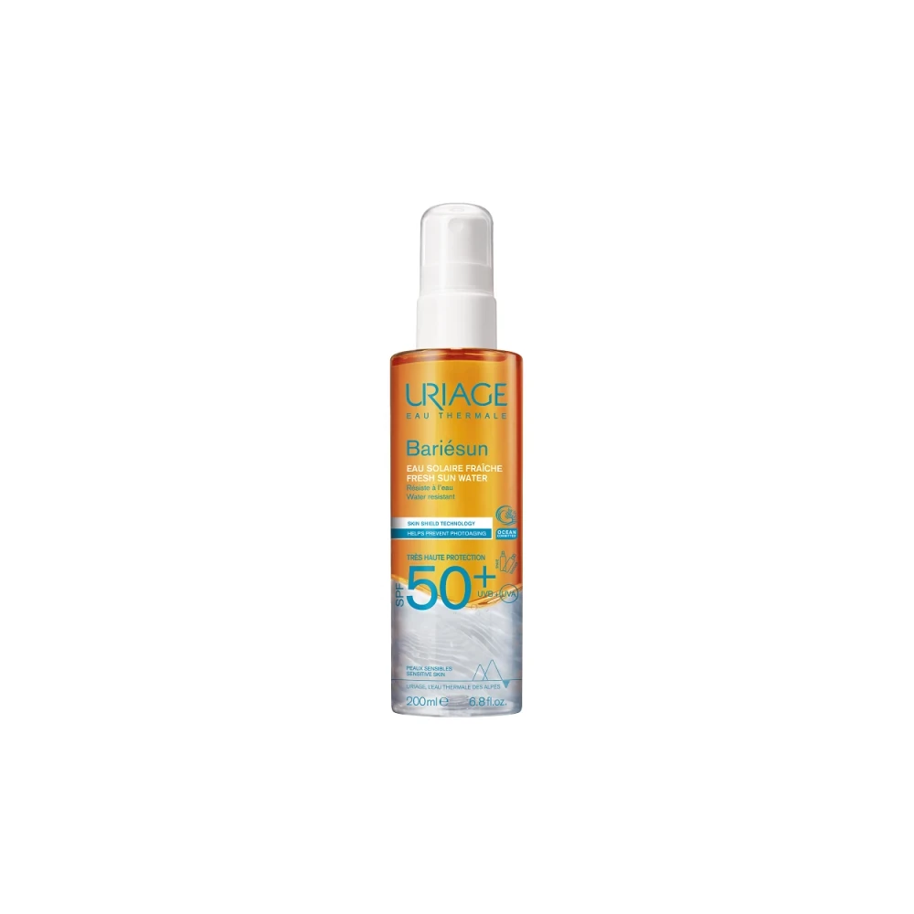 Uriage Bariesun Fresh Sun Water - Αντηλιακό Ιαματικό Νερό για τον Ήλιο Spf50+ 200ml