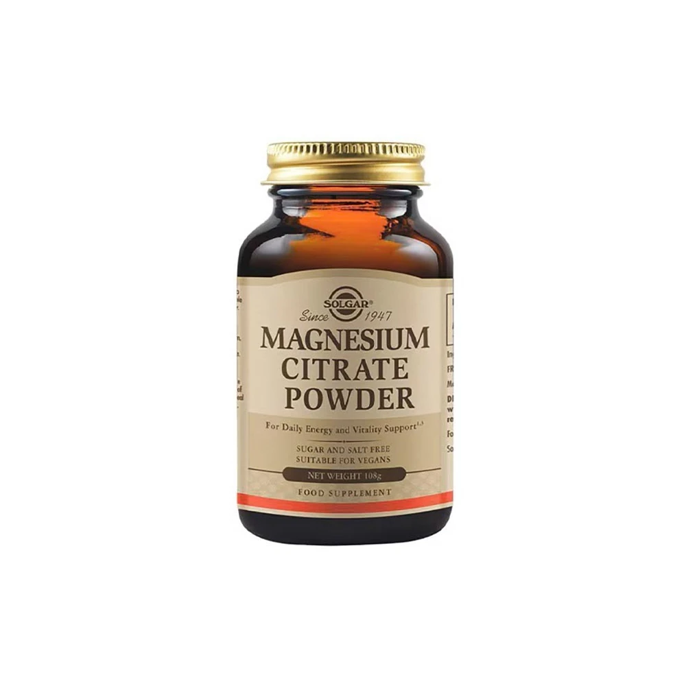 Solgar Magnesium Citrate Powder 108g