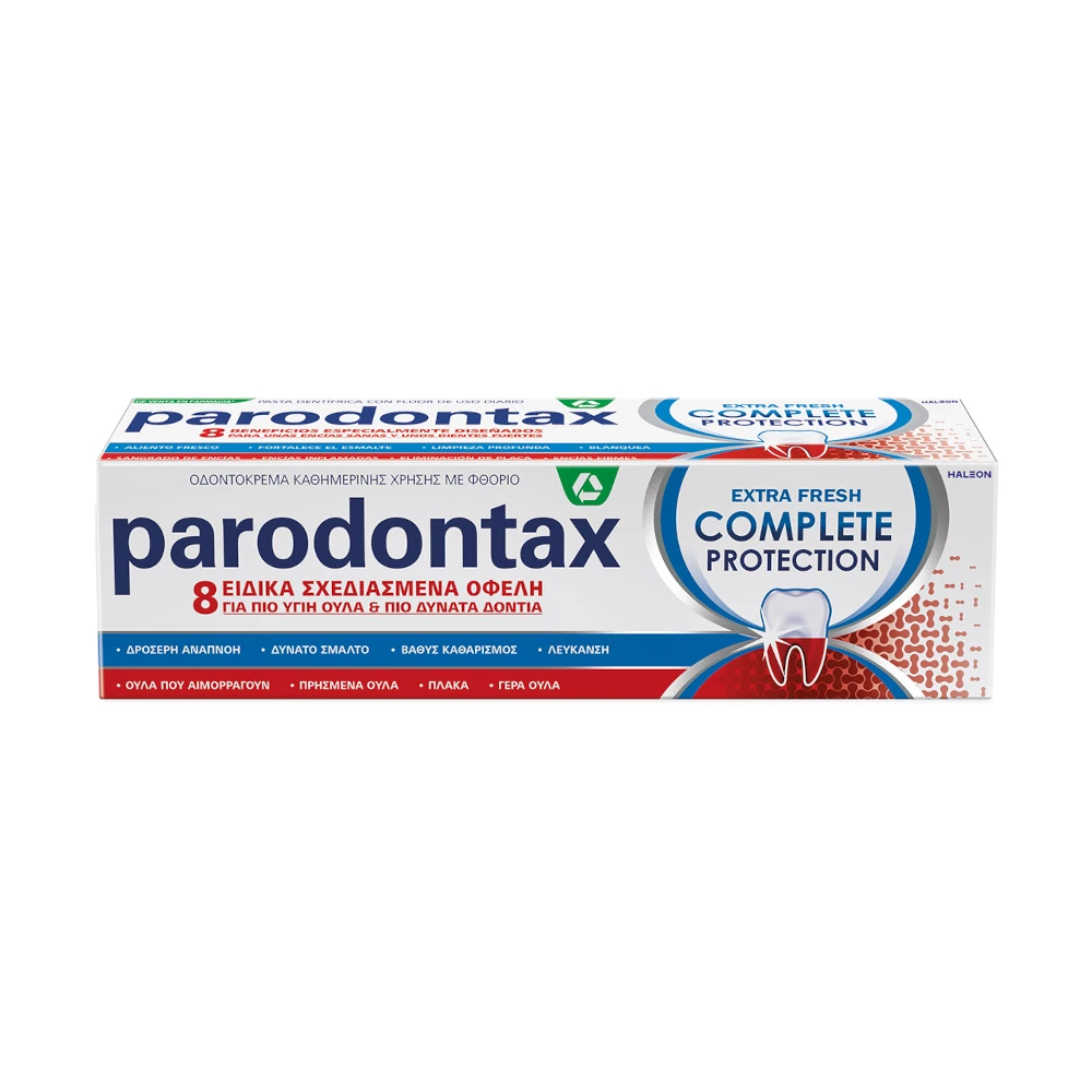 Parodontax Extra Complete Protection - Οδοντόκρεμα Για πιο Υγιή Ούλα & Πιο Δυνατά Δόντια 75ml