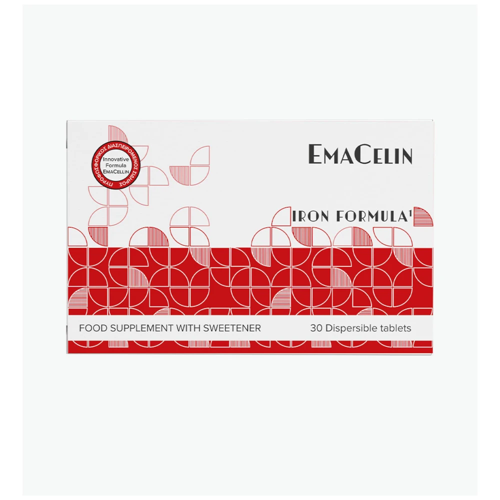 Dermageria Emacelin Iron Formula 30Tabs