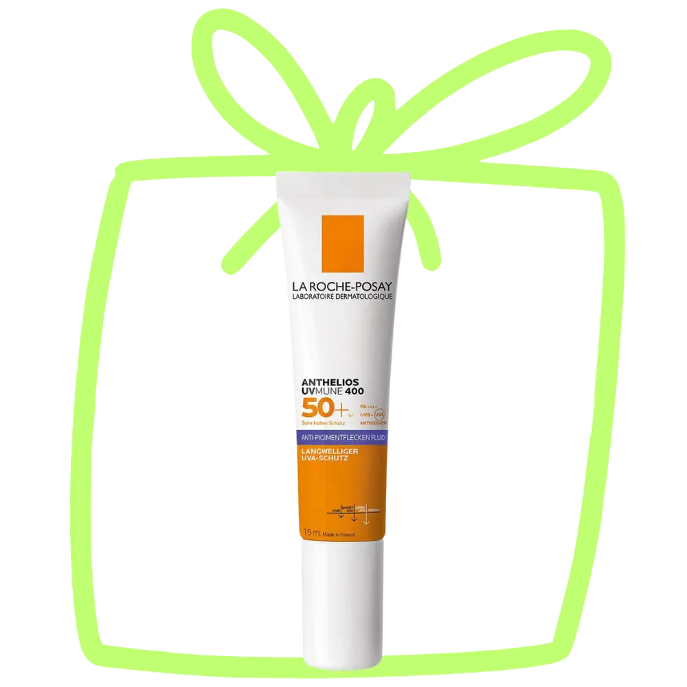 Badges Δώρο Αντηλιακό La Roche Posay Anthelios Uvmune 400 Anti Dark Spots Fluid SPF50 15ml
