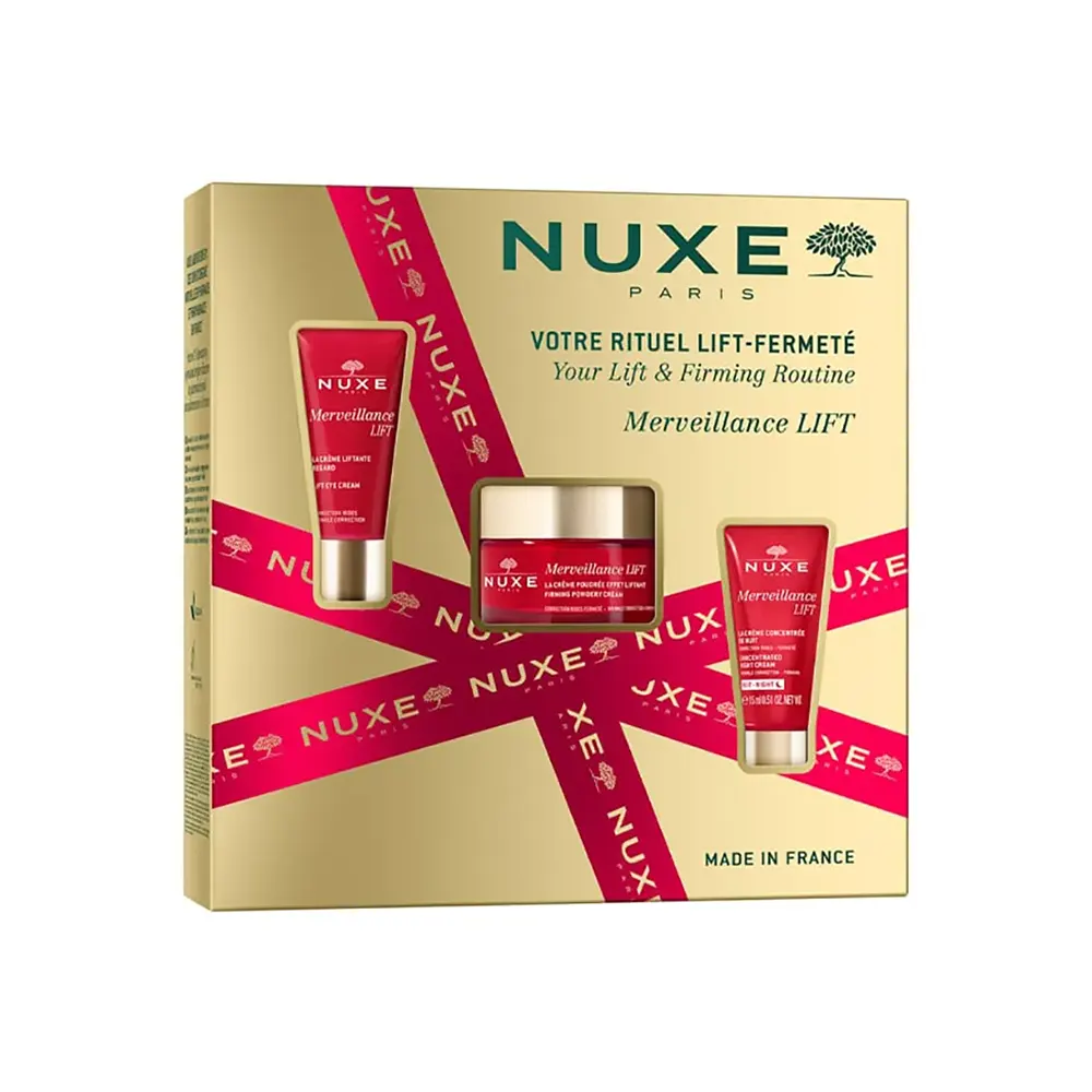 Nuxe Set Merveillance Lift Firming Powdery Cream 50ml & Lift Eye Cream 15ml & Lift Concentrated Κρέμα Νυκτός 15ml