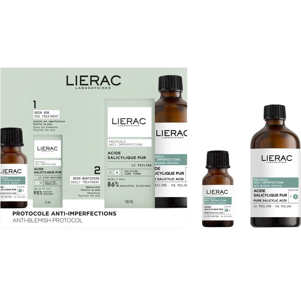 Lierac Promo Protocol Το Peeling των Ατελειών 100ml & Stop Τοπικών Ατελειών 15ml