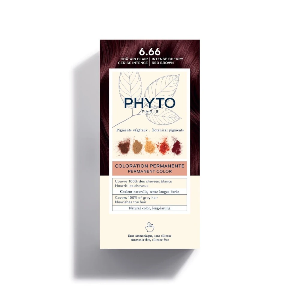 Phyto - Βαφή Μαλλιών 6.66 Ανοιχτό καστανό κερασί