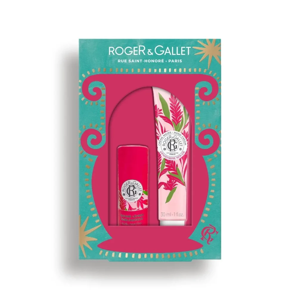 Roger & Gallet Promo Gingembre Rouge Balm Χειλιών 3,5g & Κρέμα Χεριών 30ml