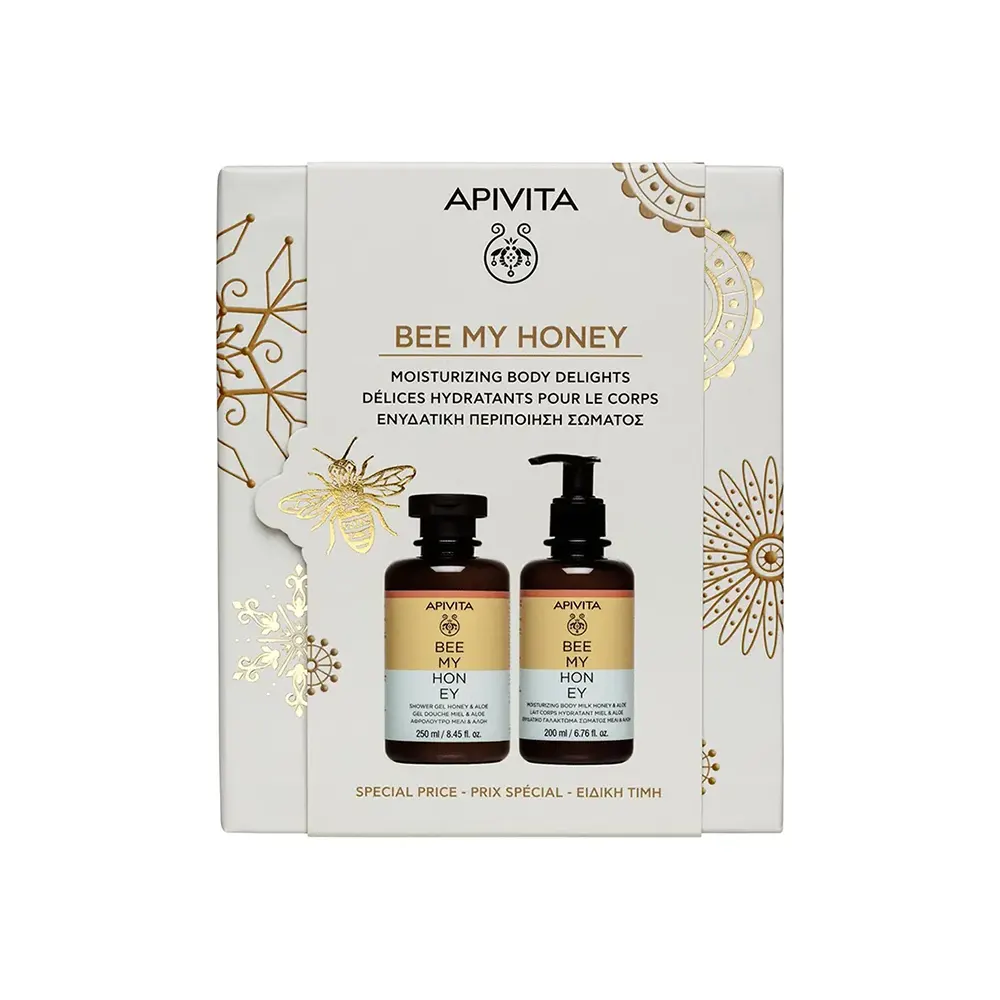 Apivita promo Bee My Honey Αφρόλουτρο με Μέλι & Αλόη 250ml & Ενυδατικό Γαλάκτωμα Σώματος 200ml