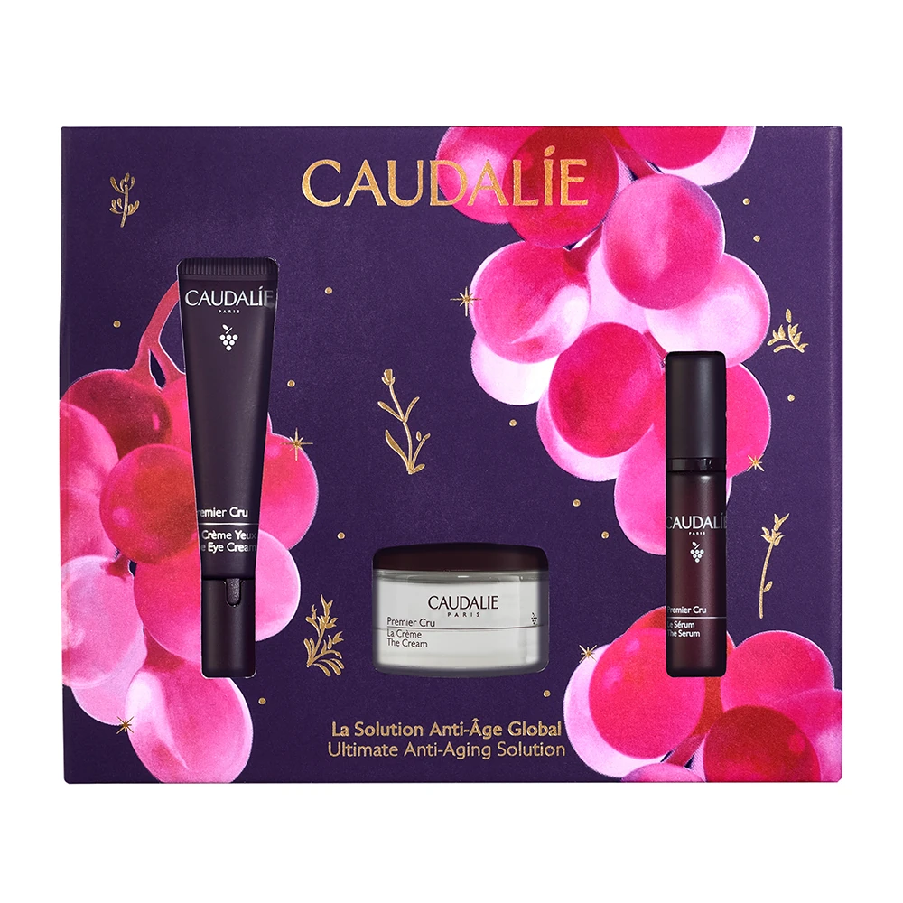 Caudalie Gift Set Premier Cru - Anti-ageing Solution - The Eye Cream 15ml Και Δώρο The Serum 10ml & The Cream 15ml