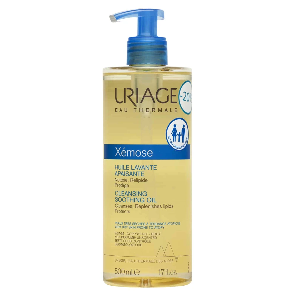 Uriage Xemose Cleansing Soothing Oil 500ml Ειδική Τιμή -20%