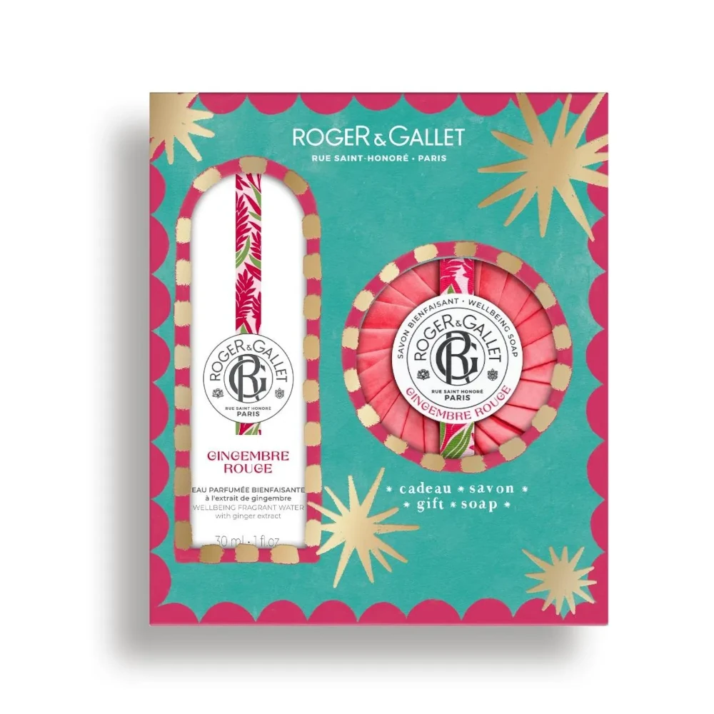 Roger & Gallet Promo Eau Parfumee Bienfaisante Gingembre Rouge 30ml + Μπάρα Σαπουνιού 30ml