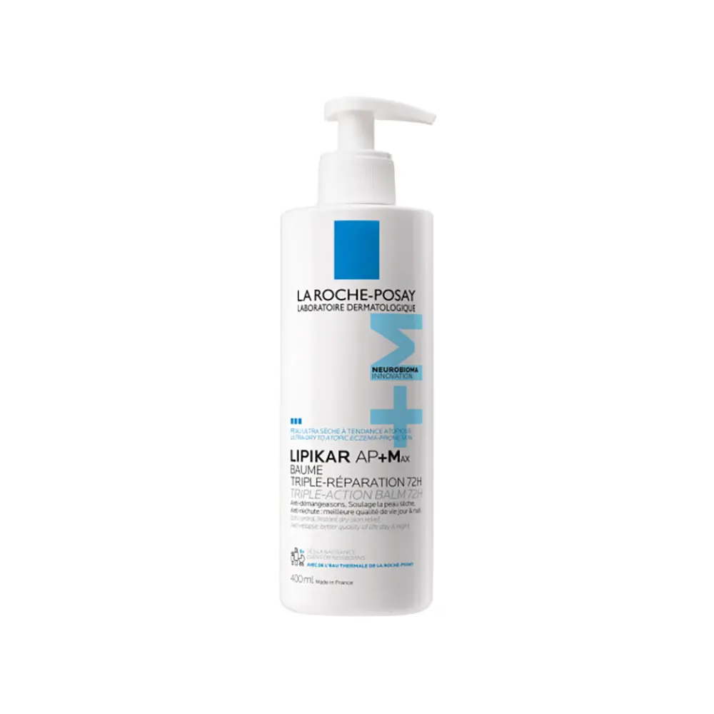 La Roche-Posay Lipikar Baume AP+MAX, βάλσαμο αναπλήρωσης λιπιδίων για δέρμα πολύ ξηρό ή με τάσης ατοπίας 400ml