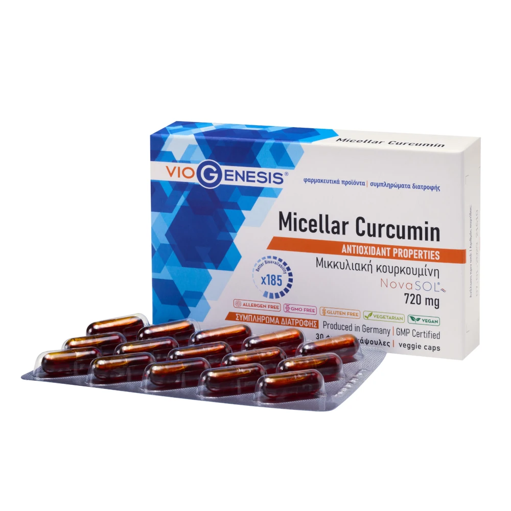 Viogenesis Micellar Curcumin 720mg 30caps