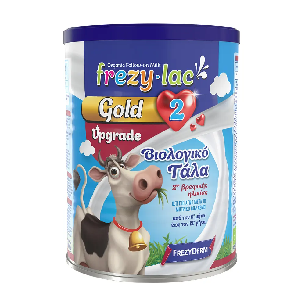 FREZYDERM Frezylac Gold 2 Upgrade Βιολογικό Γάλα σε Σκόνη 6 - 12 μηνών 400g