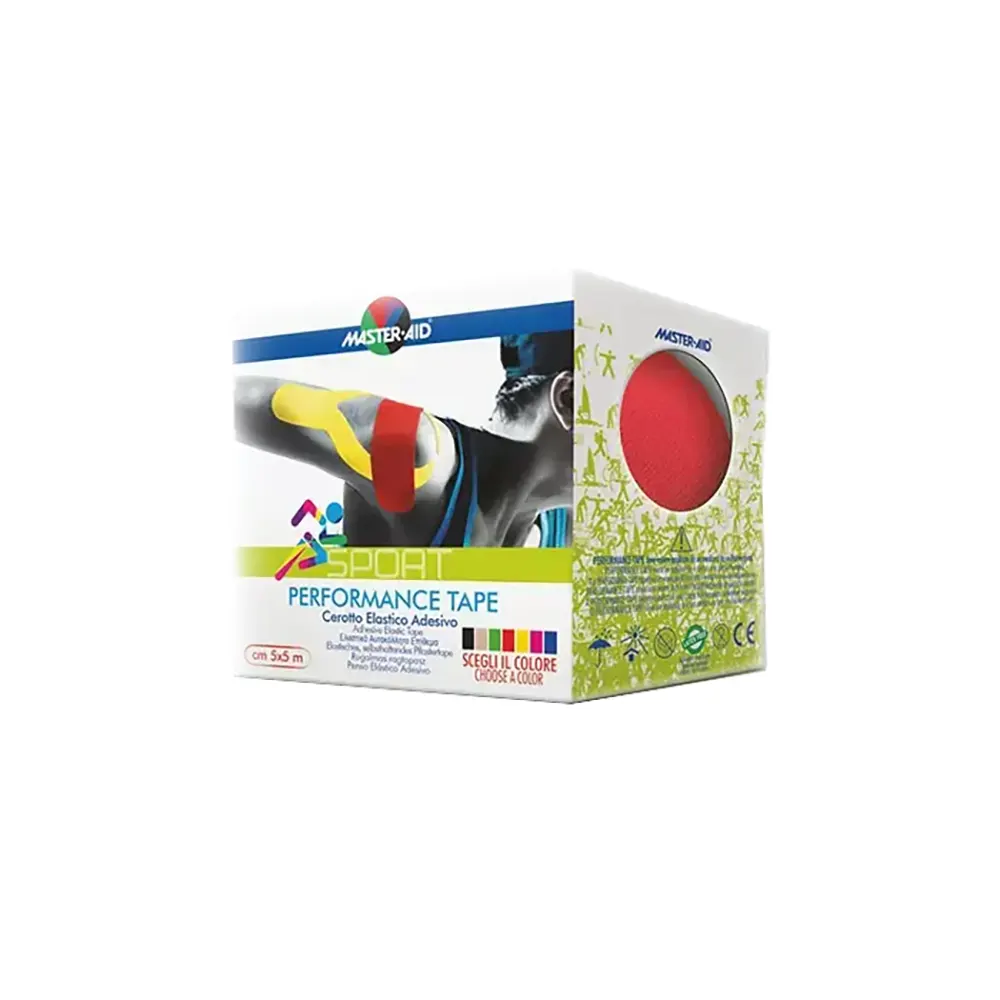 Master Aid PERFORMANCE TAPE ΚΙΤΡΙΝΟ 5cm x 5m Ταινία Για Επιδέσεις