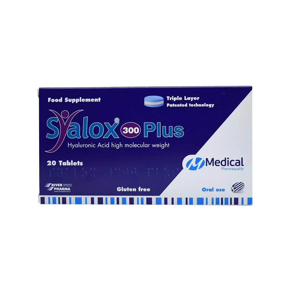 Medical Syalox 300 Plus Hyaluronic Acid high molecular weight 20tabs