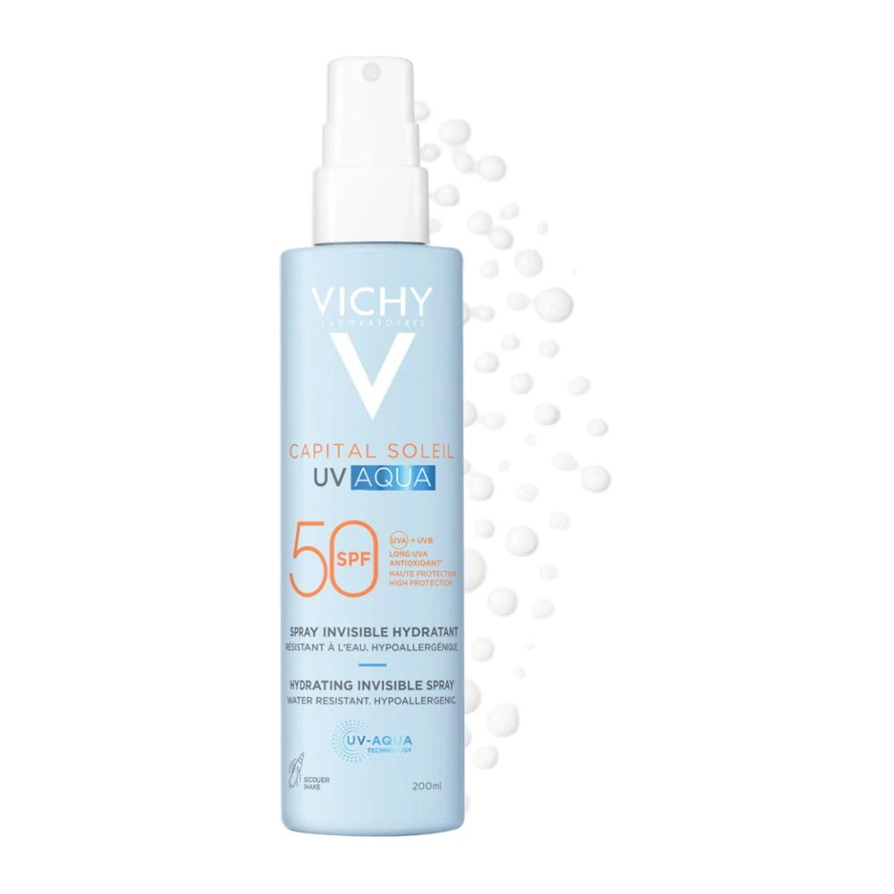 Vichy Capital Soleil UV Aqua - Αντηλιακό Σπρέι Σώματος Spf50 200ml