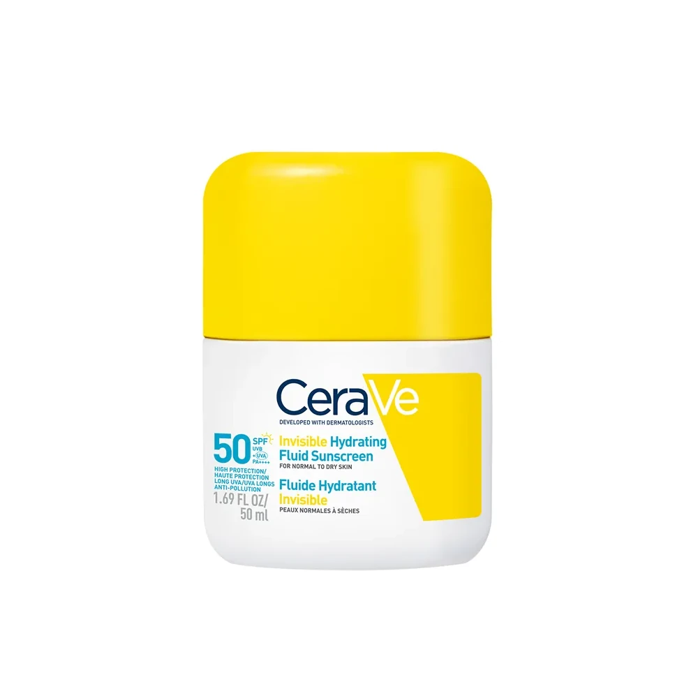CeraVe Invisible Hydrating Fluid SPF50 Αντηλιακό Προσώπου για Ενυδάτωση 50ml