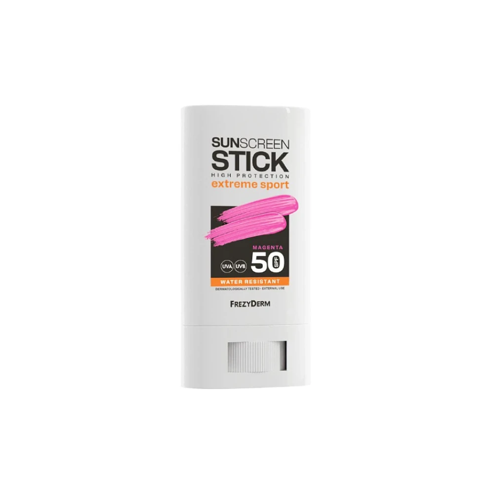 Frezyderm Sun Screen Extreme Sport Stick Spf50, Intense Color Magenta 20ml