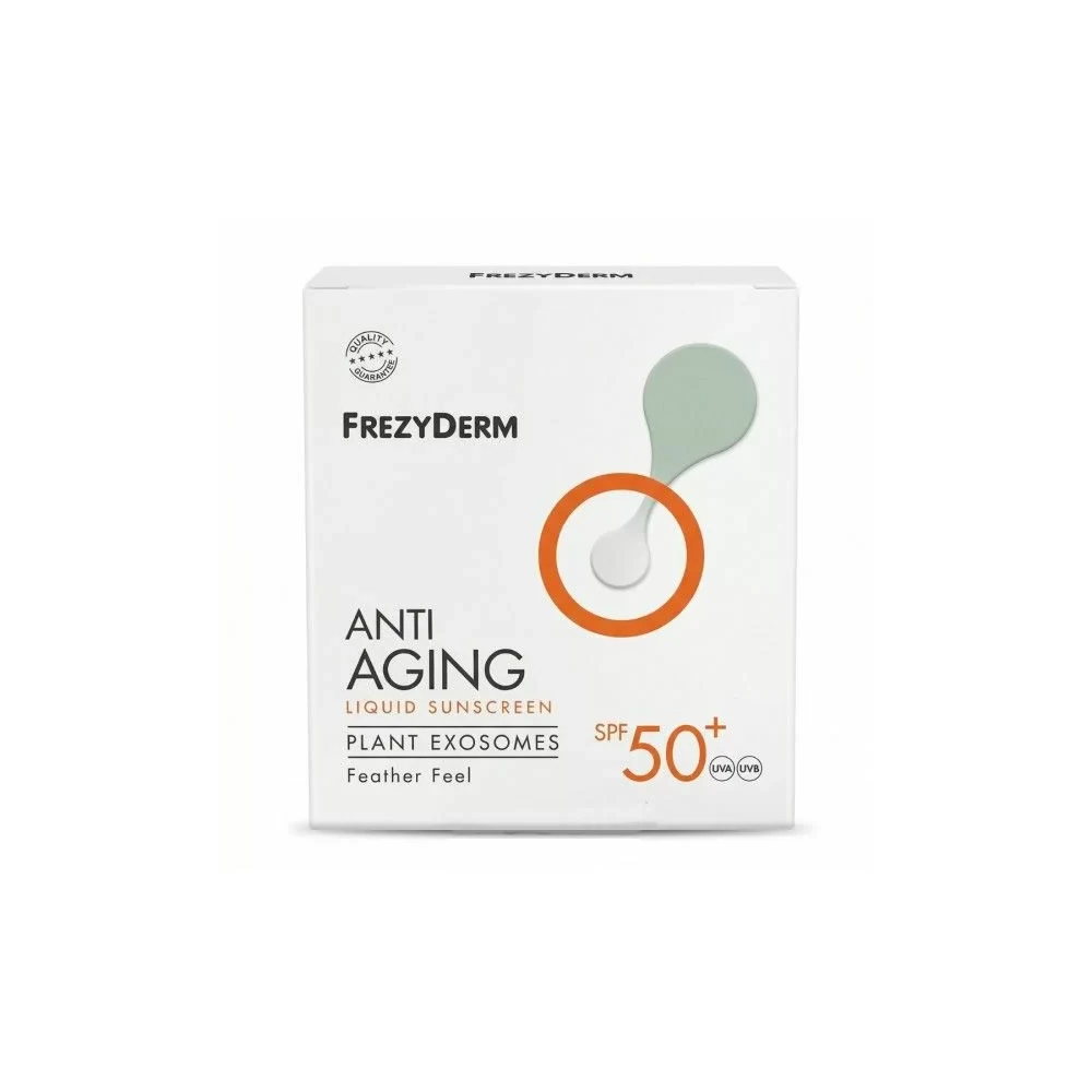 Frezyderm Anti Aging Liquid Sunscreen Plant Exosomes - Αντηλιακό Προσώπου Με Φυτικά Εξωσώματα Spf 50+ 50ml