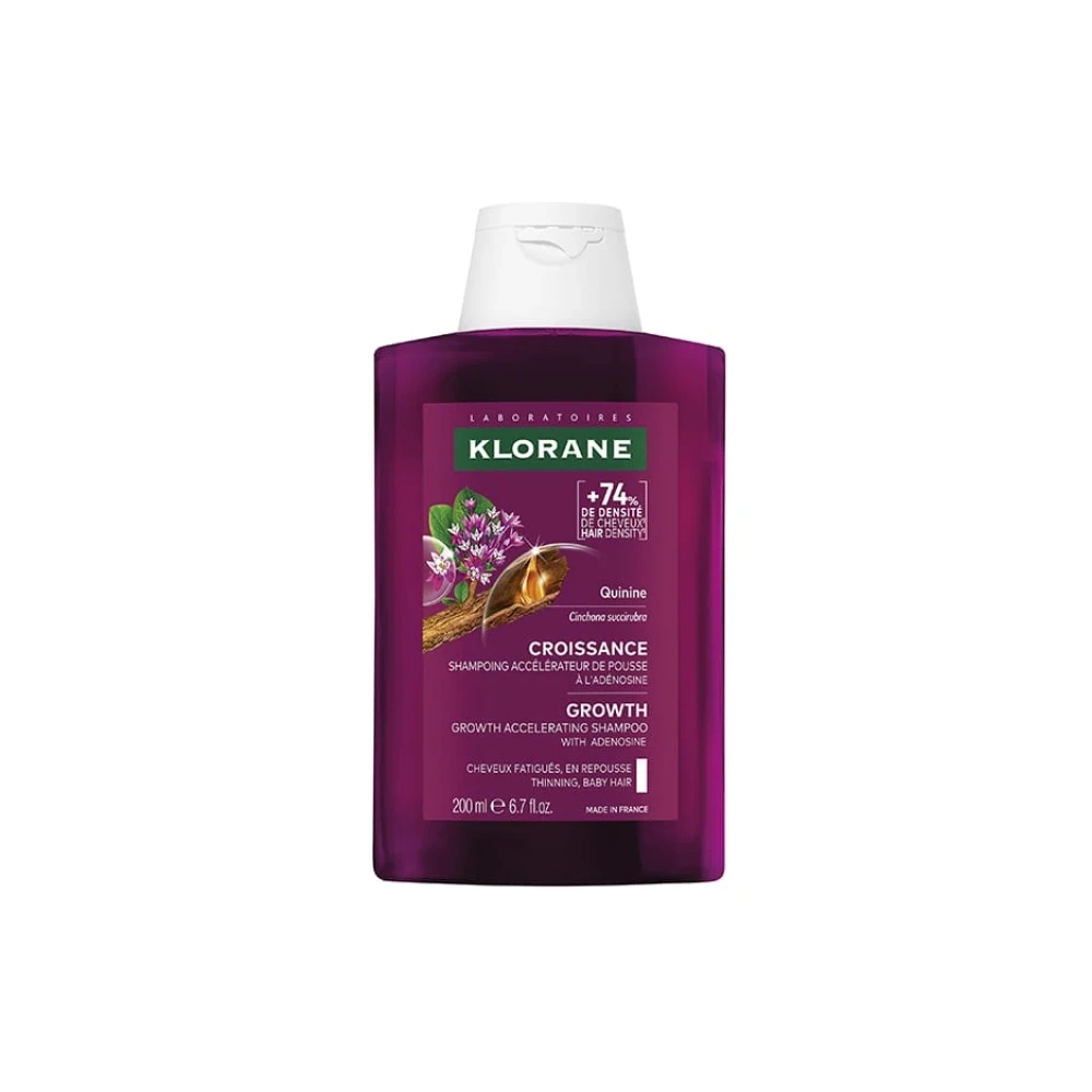 Klorane Quinine Growth Σαμπουάν Επιτάχυνσης της Ανάπτυξης με Αδενοσίνη 200ml