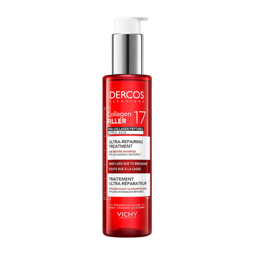 Vichy Dercos Collagen 17 Filler Ultra-Repairing - Θεραπεία Επανόρθωσης Μαλλιών 150ml