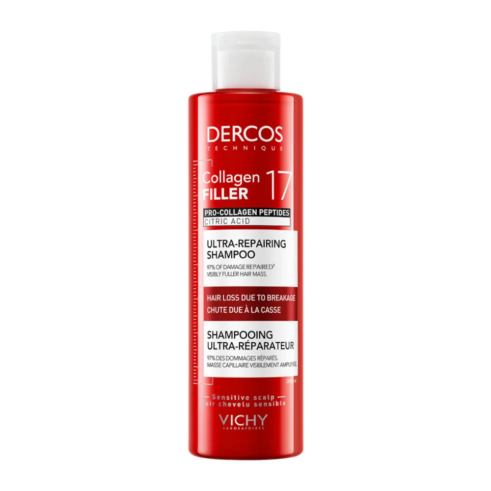 Vichy Dercos Collagen 17 Filler Ultra-Repairing Shampoo 200ml