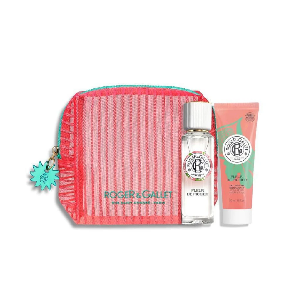 Roger & Gallet Promo Fleur De Figuier - Wellbeing Fragrant Water 30ml & Shower Gel 50ml & Δώρο Νεσεσέρ