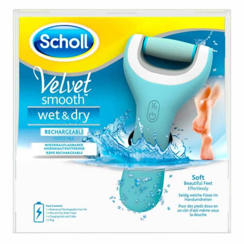 916158 Scholl Επαναφορτιζόμενη Ηλεκτρική Λίμα Ποδιών Wet Dry Pharmabest 1