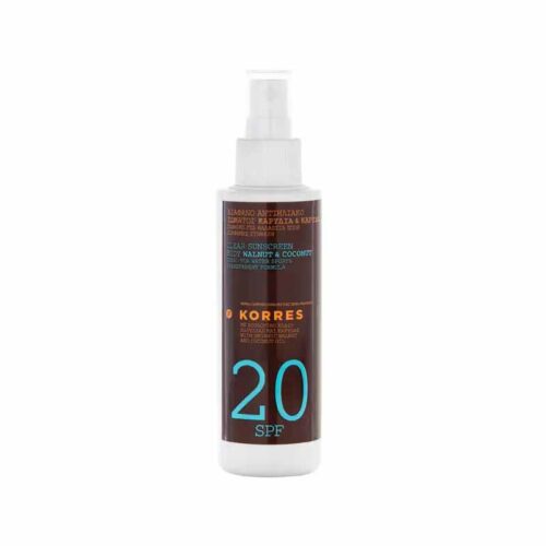 225368 KORRES ΚΑΡΥΔΙΑ ΚΑΡΥΔΑ SPF2 0Διάφανο Αντηλιακό Σώματος 150ml Pharmabest