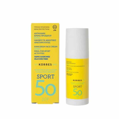 250489 KORRES ΚΙΤΡΟ SPF50 Αντηλιακή Κρέμα Προσώπου Sport 50ml Pharmabest