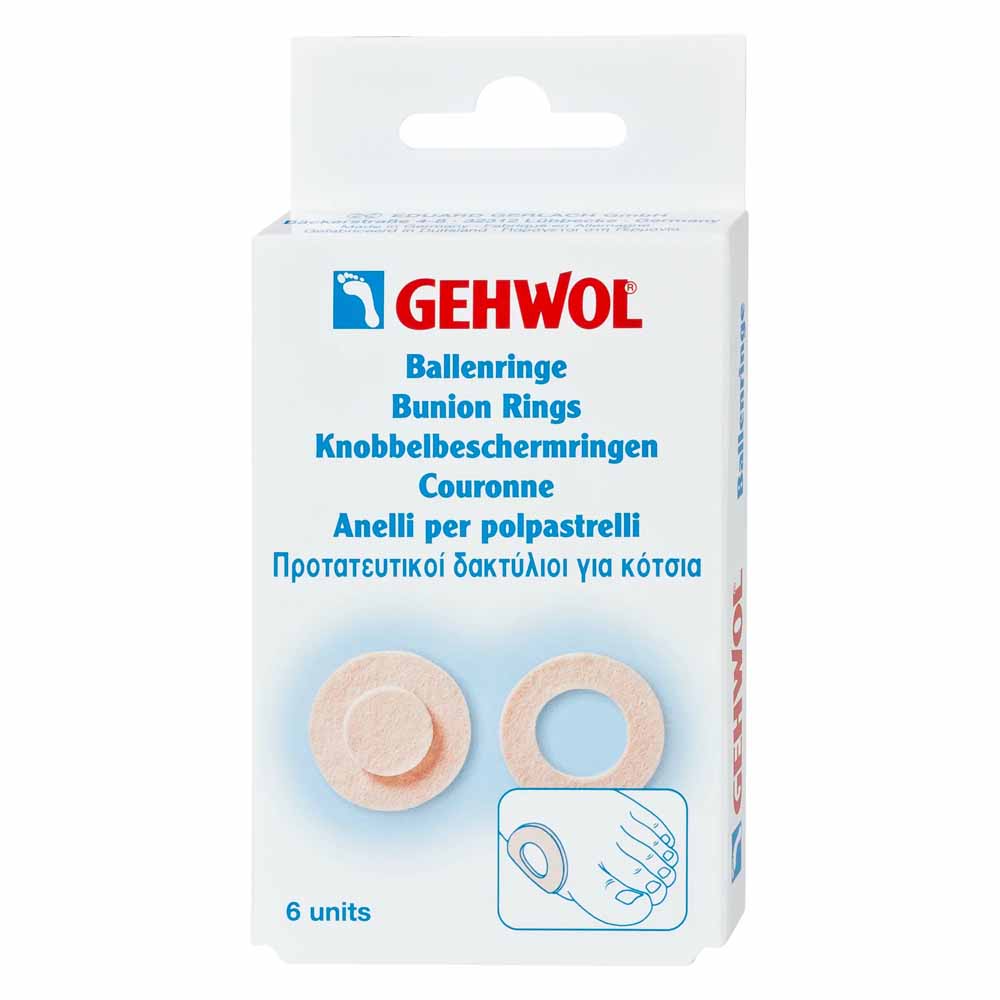 601553 GEHWOL Bunion Ring Round Στρογγυλός προστατευτικός δακτύλιος για τα κότσια 6τεμ. Pharmabest