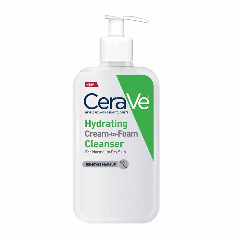 3337875743563 CeraVe Hydrating Cream to Foam Cleanser Makeup Pharmabest 1