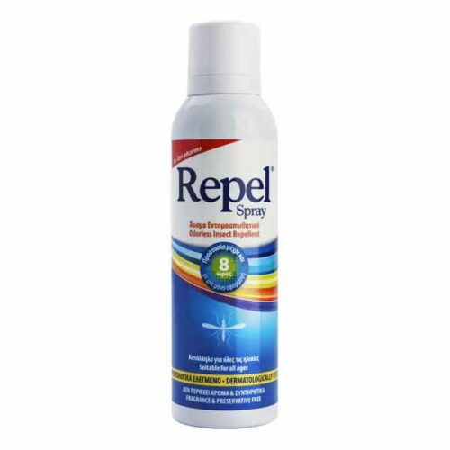 Άοσμη προστασία από τα κουνούπια και άλλα έντομα, ιδανική για μικρούς και μεγάλους! Uni-Pharma Repel Spray εντομοαπωθητικό σώματος.
