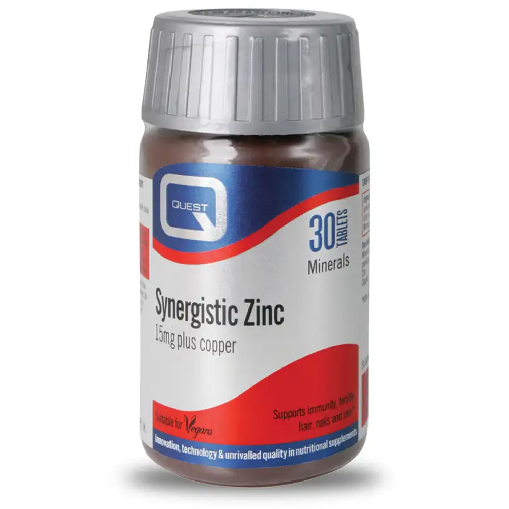 5205965115089 Quest Synergistic Zinc 30Tabs Pharmabest